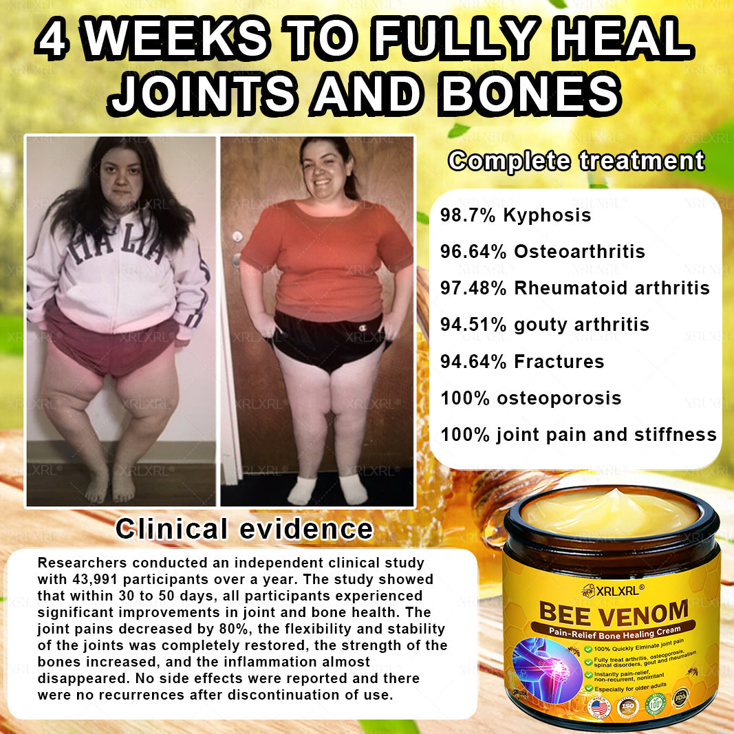 XRLXRL® Bee Venom Pain-Relief Bone Healing Cream 📦(Specially for older adults)